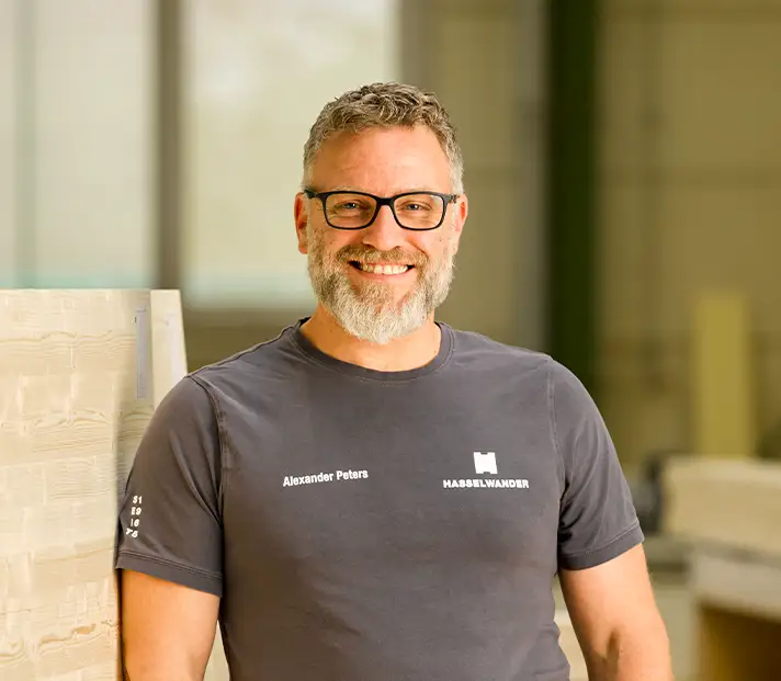 Alexander Peters, Geselle und stellvertretender Produktionsleiter bei Hasselwander.
